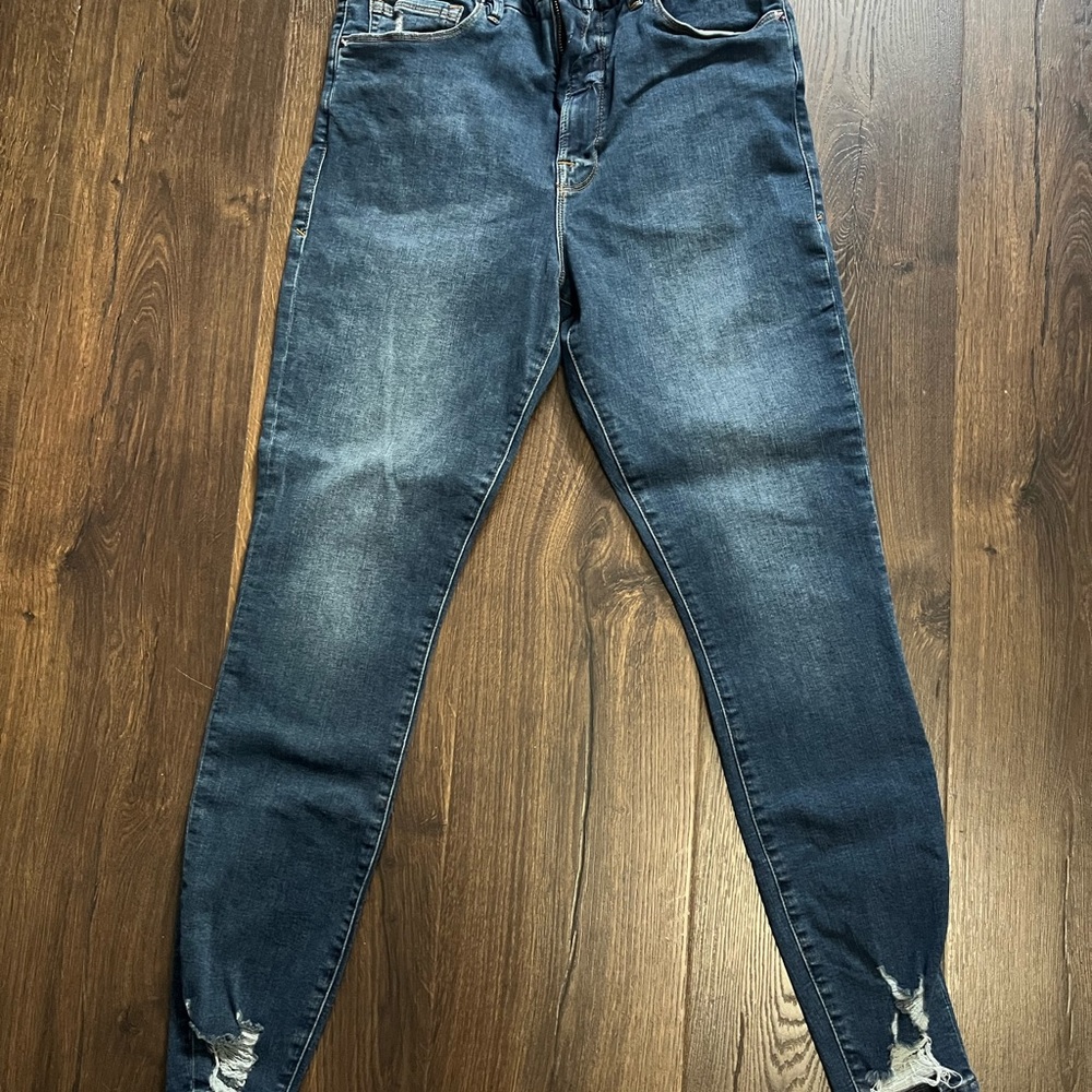 Good American Dark Blue Skinny Jeans